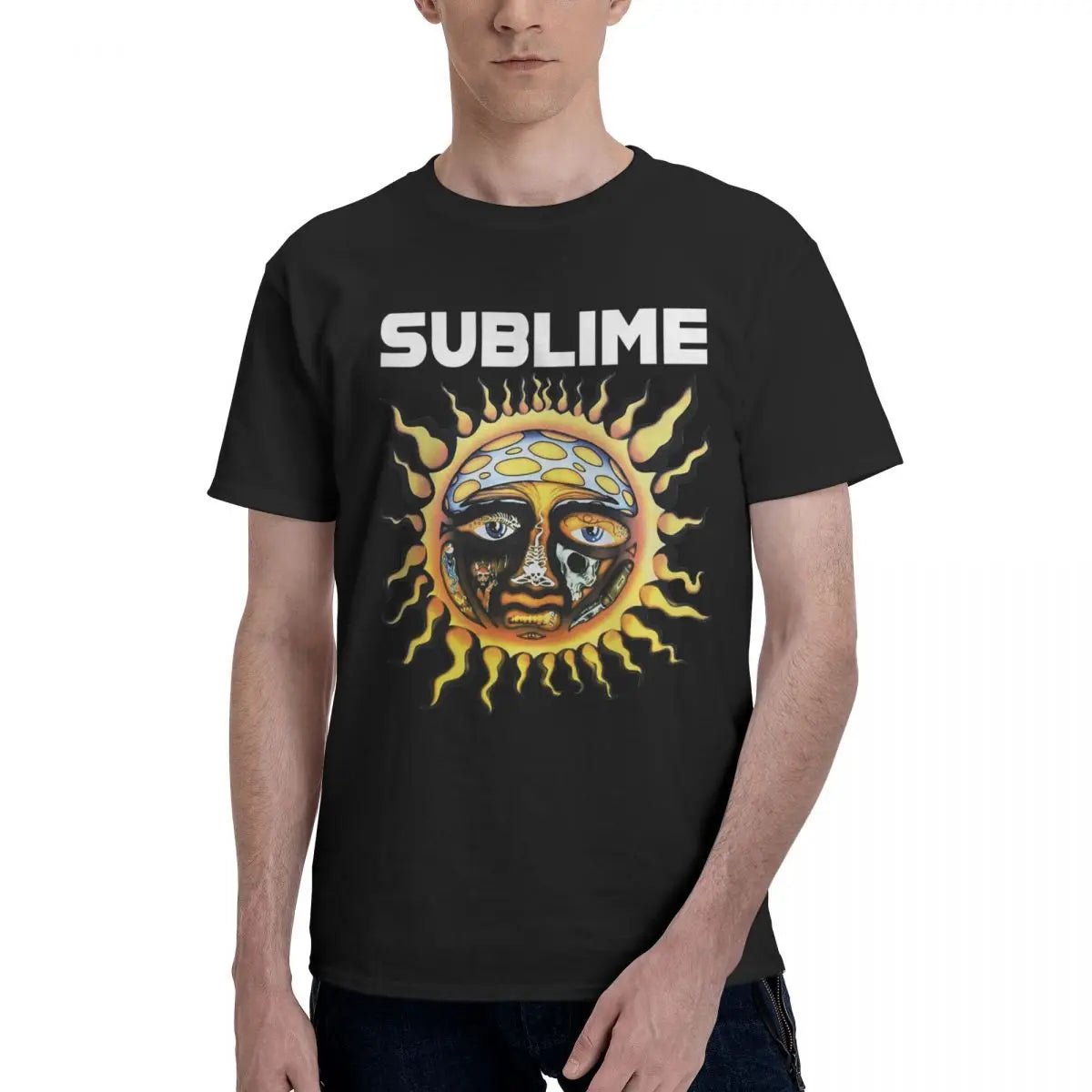 Adult T-shirt Sublime Band New Sun Concert Album 24 Retro Vintage Home