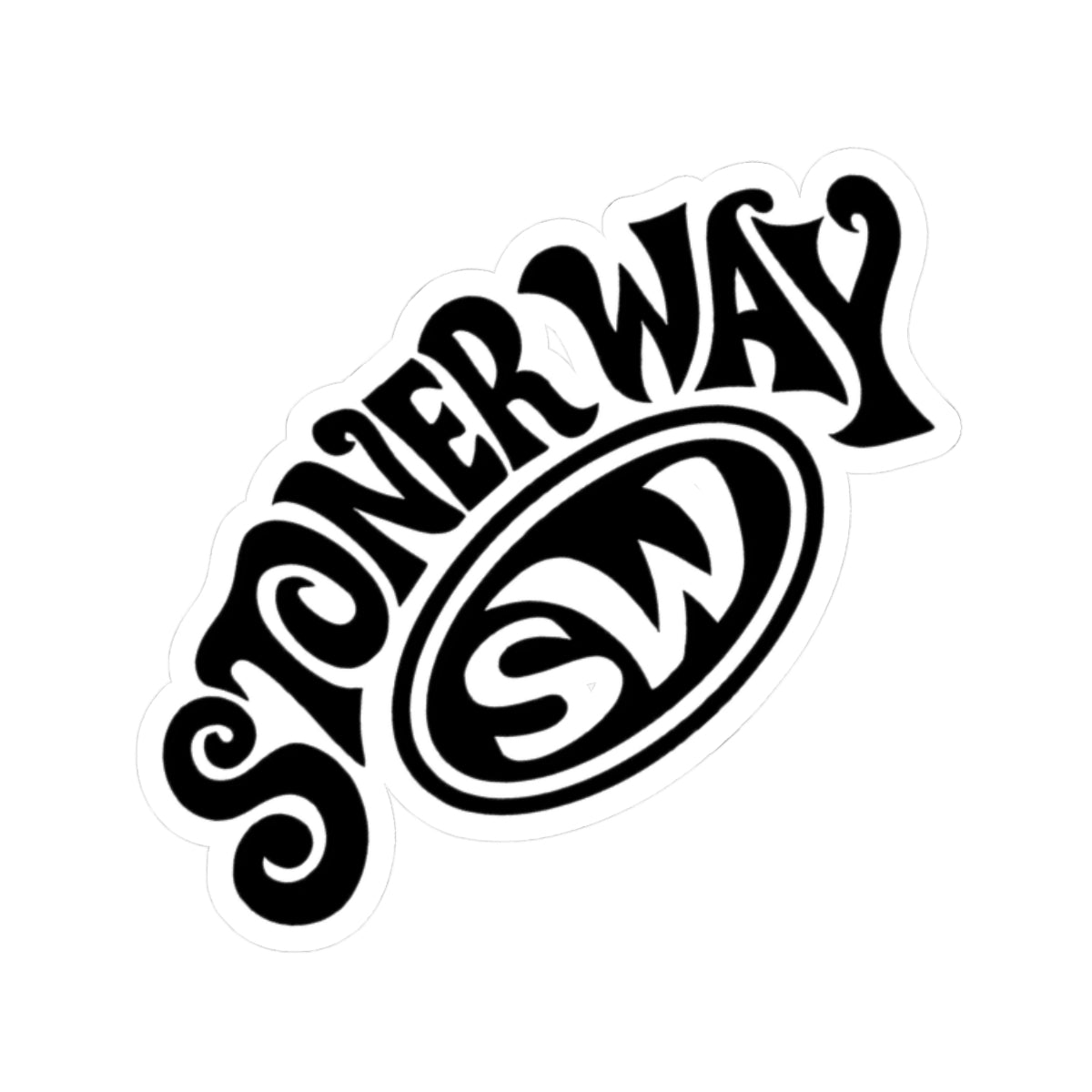 Stoner Way Kiss-Cut Stickers - Fun, Funky, Waterproof Decals for Laptops, Hydro Flasks, Cars, Skateboards, and More