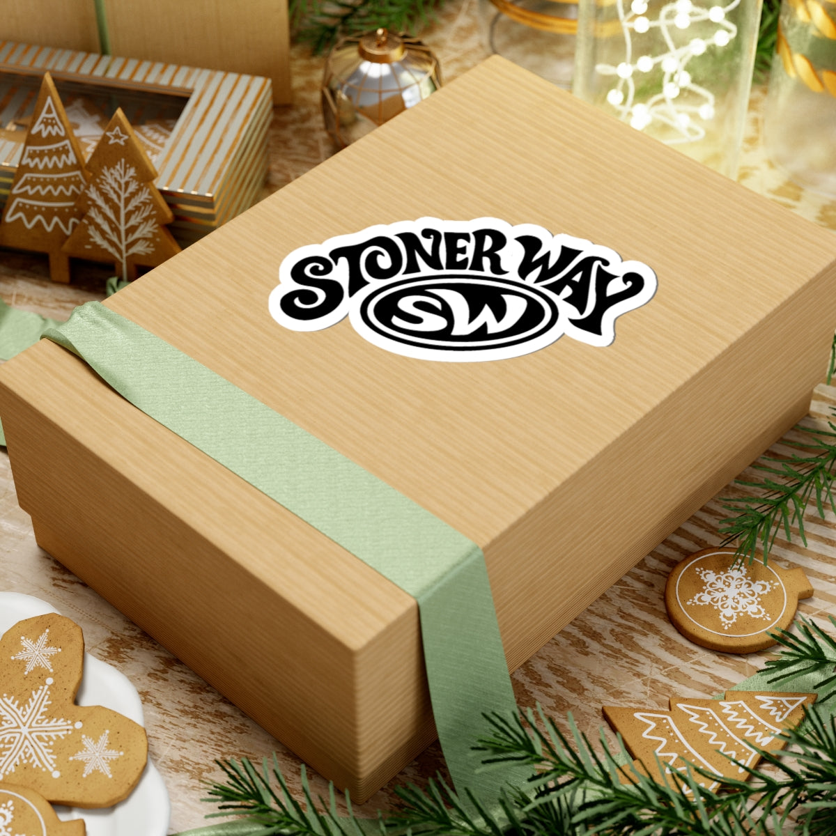 Stoner Way Kiss-Cut Stickers - Fun, Funky, Waterproof Decals for Laptops, Hydro Flasks, Cars, Skateboards, and More