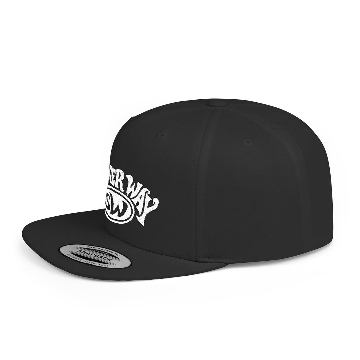 Stoner Way Embroidered Flat Bill Snapback Hat