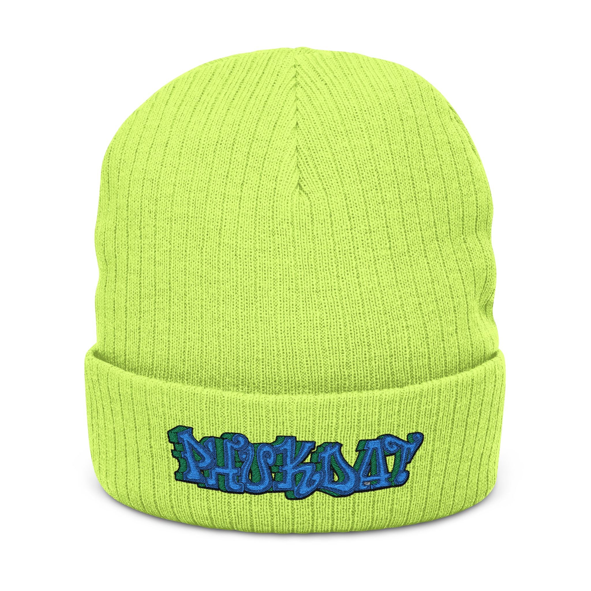 Phuk Dat OG Ribbed Knit Beanie – StonerWay