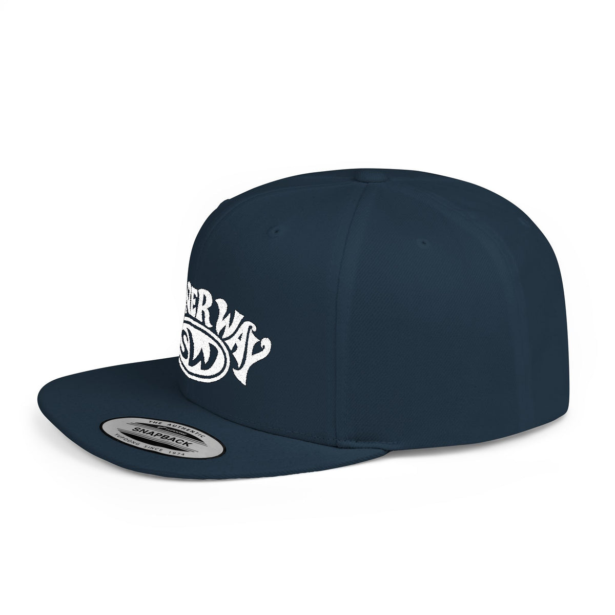 Stoner Way Embroidered Flat Bill Snapback Hat
