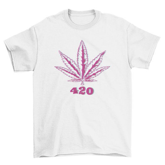 420 Hemp Leaf T-shirt