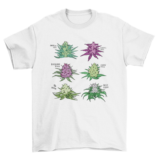 Cannabis Strain Set T-shirt
